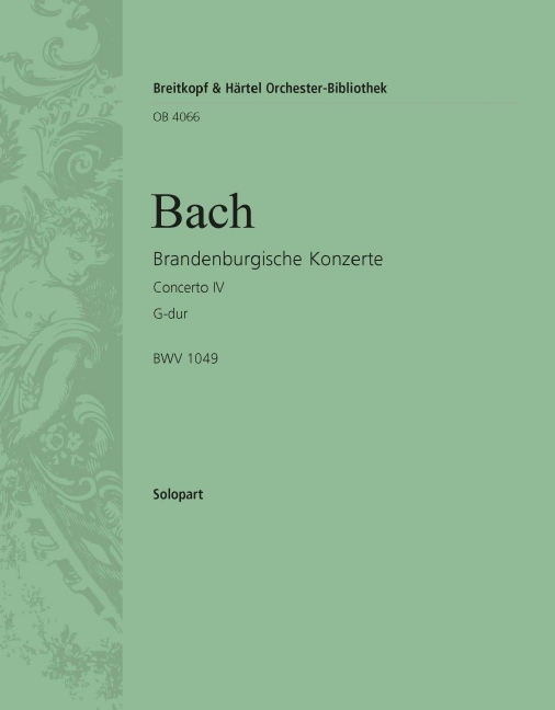 Brandenburg Concerto No.4 in G major, BWV.1049 (Solo fl 1)