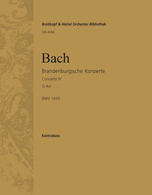 Brandenburg Concerto No.4 in G major, BWV.1049 (Double bass)