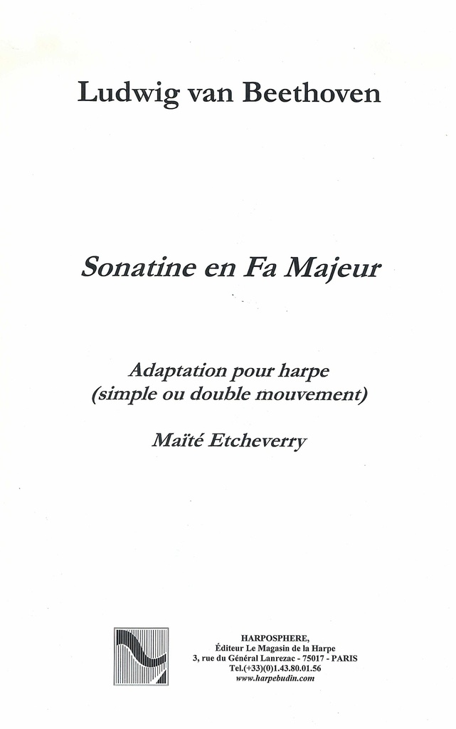 Sonatine en Fa Majeur