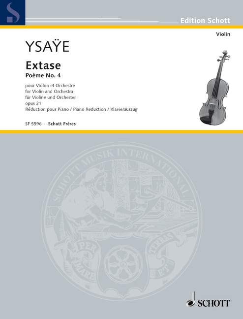 Extase, 4ieme poeme pour violon et orch.