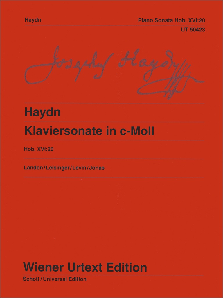 Klaviersonate in c-Moll, Hob.XVI:20