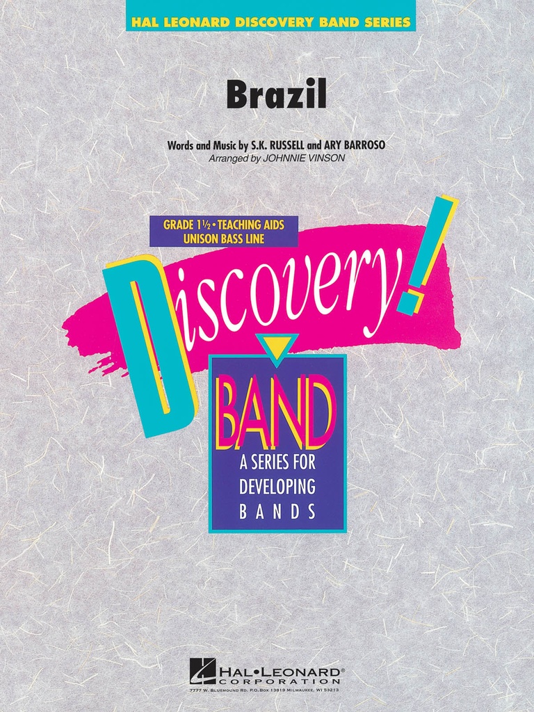 Brazil - Discovery Concert Young Band (Score & parts)