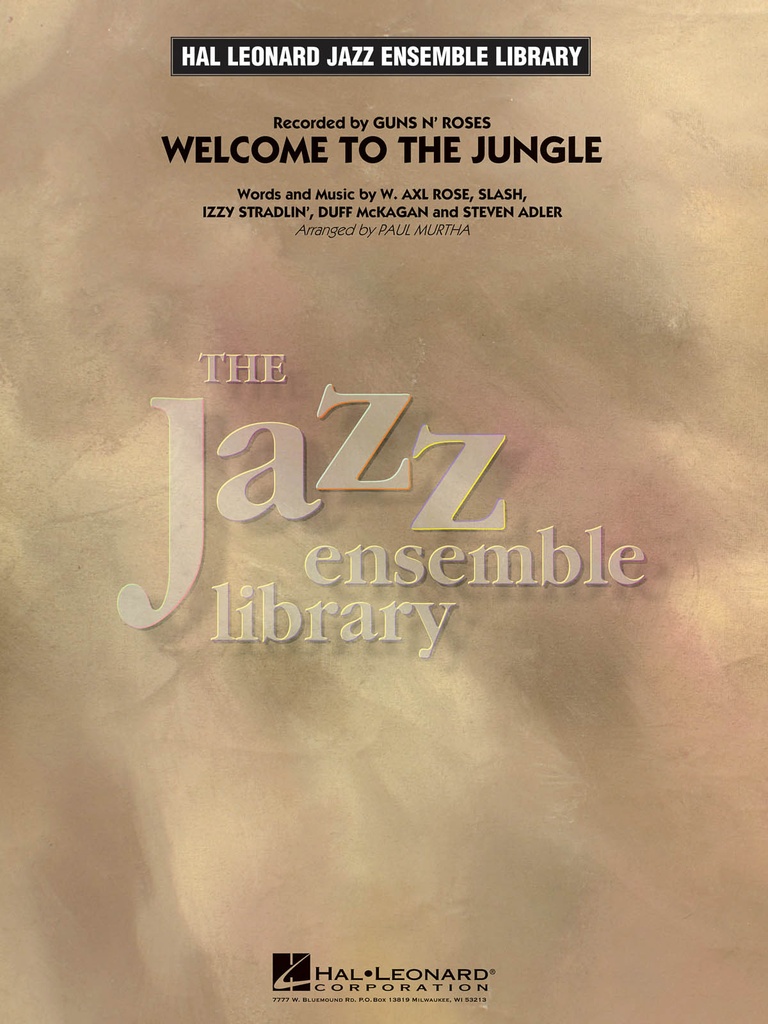 Welcome to the Jungle (Score & parts)