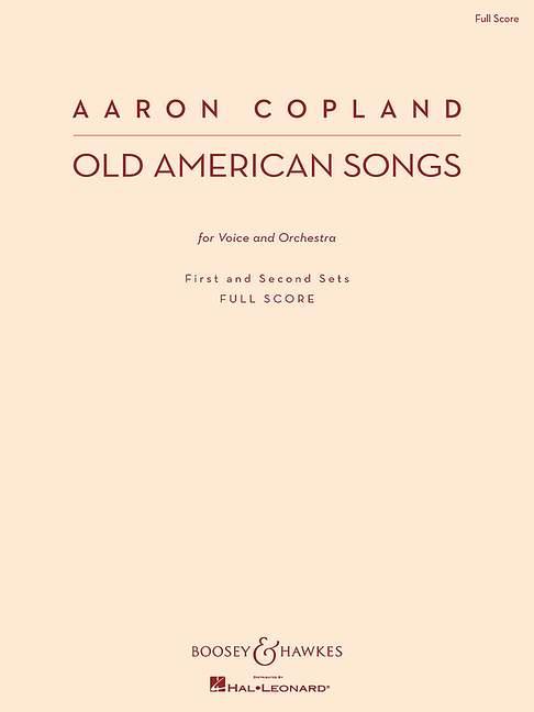 Old American Folk Songs (Full score)