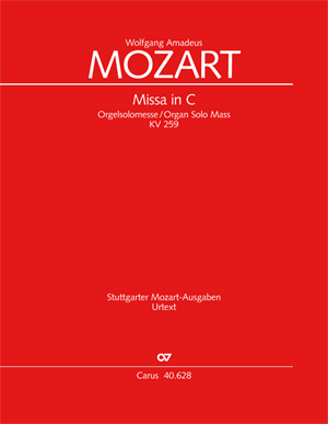 Missa in C - Orgelsolomesse, KV.259 (Orchestral parts)