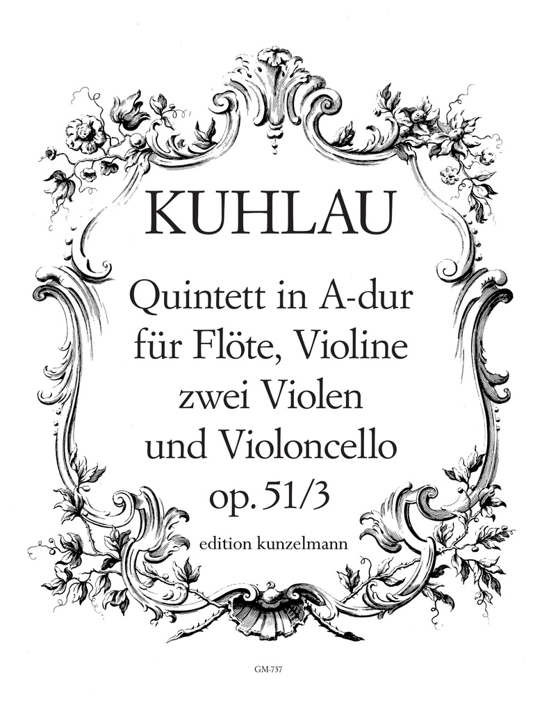 Quintett in A-dur, Op.51/3 (Set of parts)