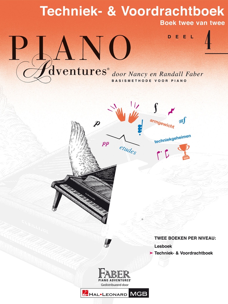 Piano Adventures: Techniek- & Voordrachtboek - Deel 4