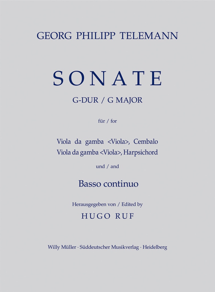 Sonata G Major, TWV.42:G6