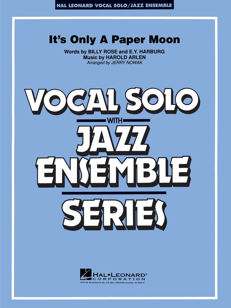 It's Only a Paper Moon (Score & parts)