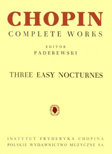 Complete Works - Vol. VII 3 Easy Nocturnes