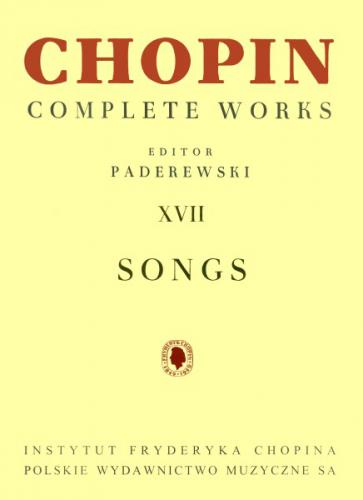 Complete Works XVII - Songs