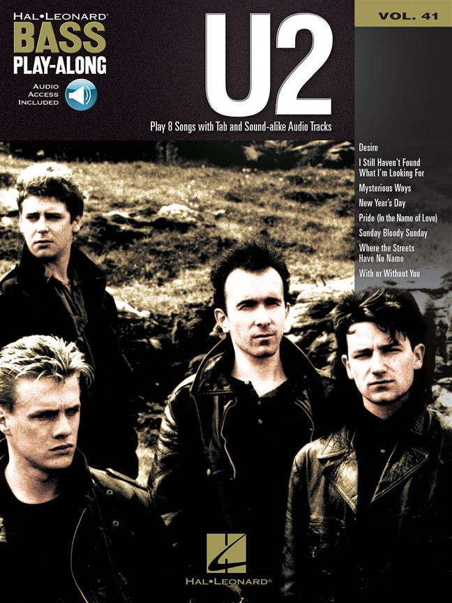 Bass Play-along - Vol.41: U2