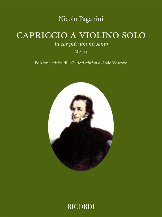 Capriccio a Violino Solo, In cor più non mi Sento