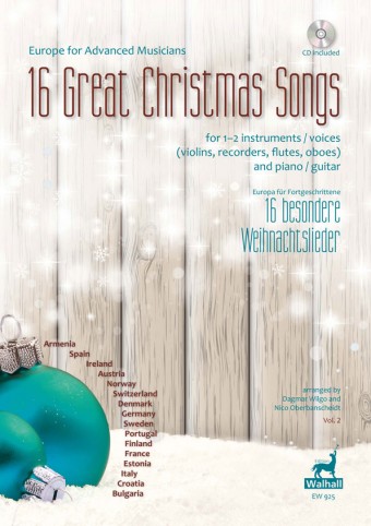 16 Besondere Weihnachtslieder - Band 2