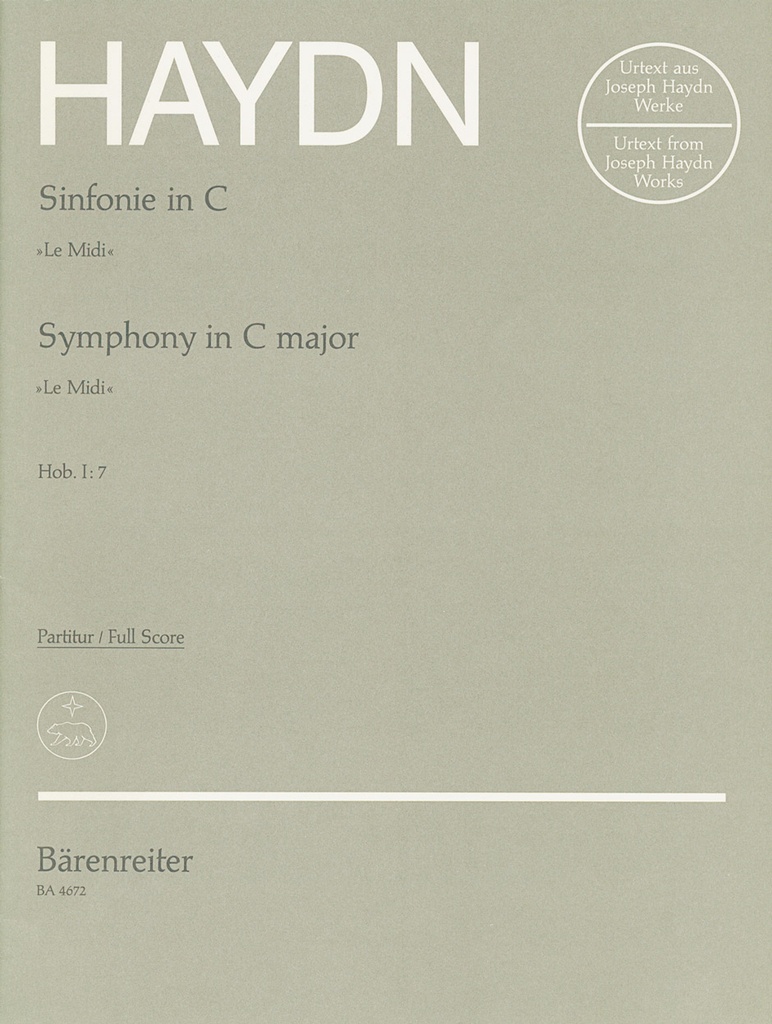 Symphony No.7, Hob.I:7  (Score)