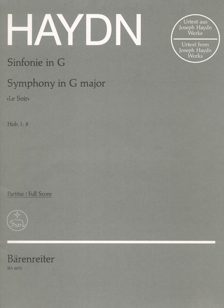 Symphony No.8, Hob.I:8  (Score)