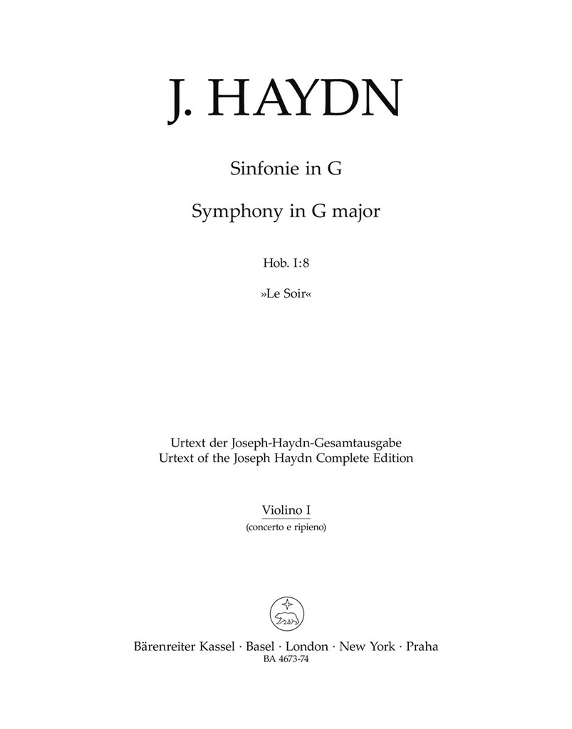 Symphony No.8, Hob.I:8  (Violin 1)