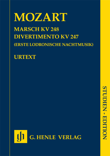 March, KV.248 & Divertimento, KV.247 (First Lodron Night Music) (Study score)