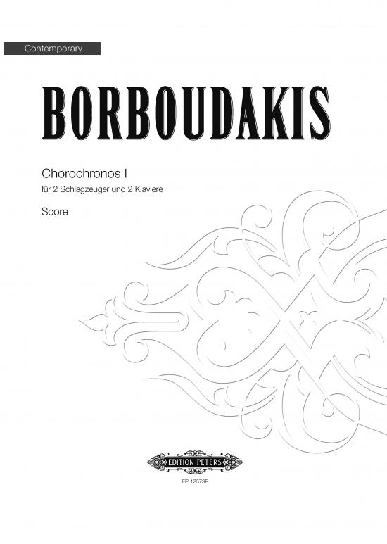 Choróchronos I for 2 Pianos and 2 Percussionists (Score)