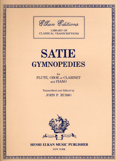 Gymnopedies for Flute, Oboe or Clarinet and Piano