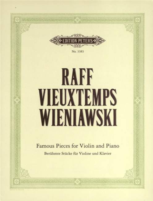 3 Vortragsstucke fur Violine und Klavier