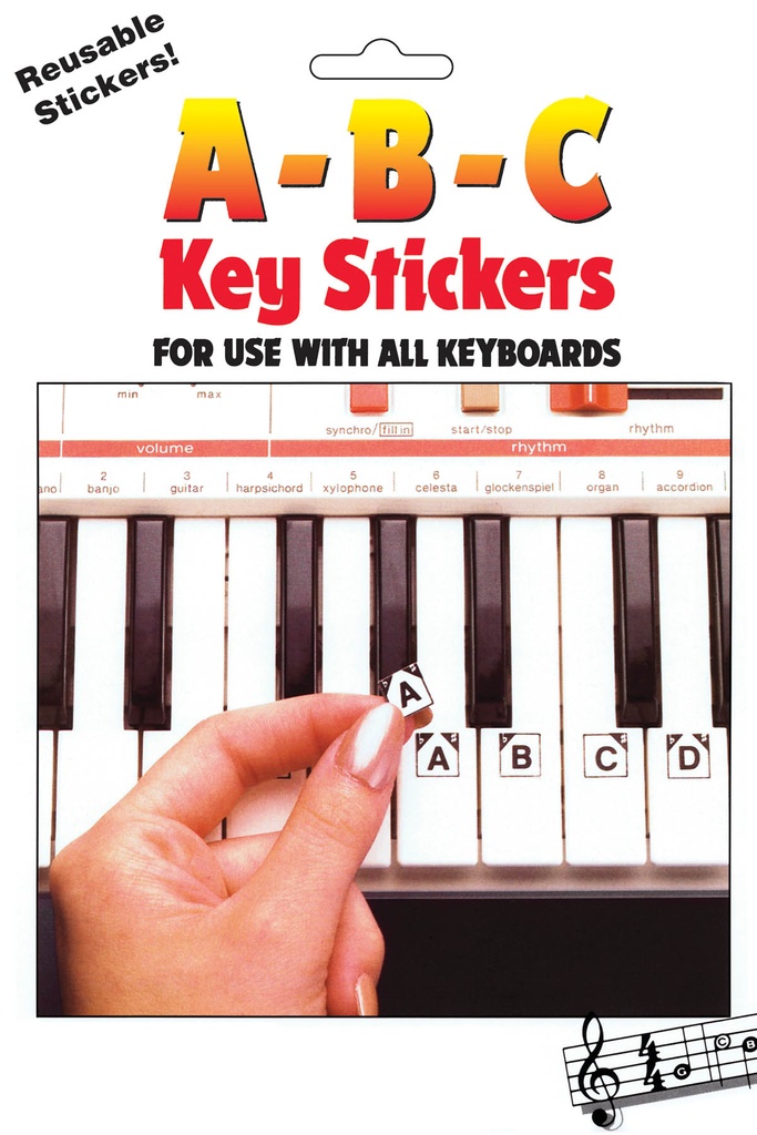 ABC Key Stickers