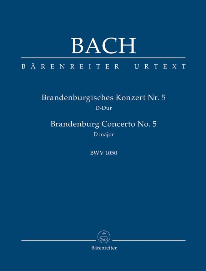 Brandenburg Concerto No.5 in D major, BWV.1050 (Study score)