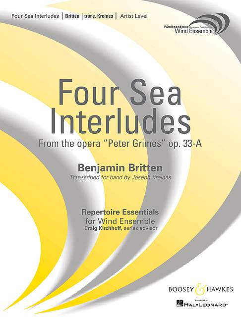 4 Sea Interludes, Op.33a (Score)