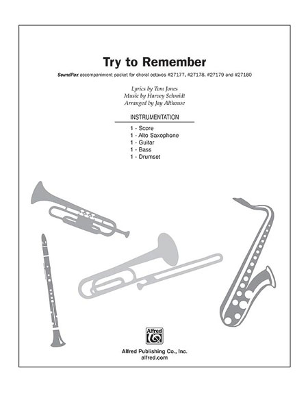 Try To Remember (Fantasticks) SoundPax (Instrumental parts)