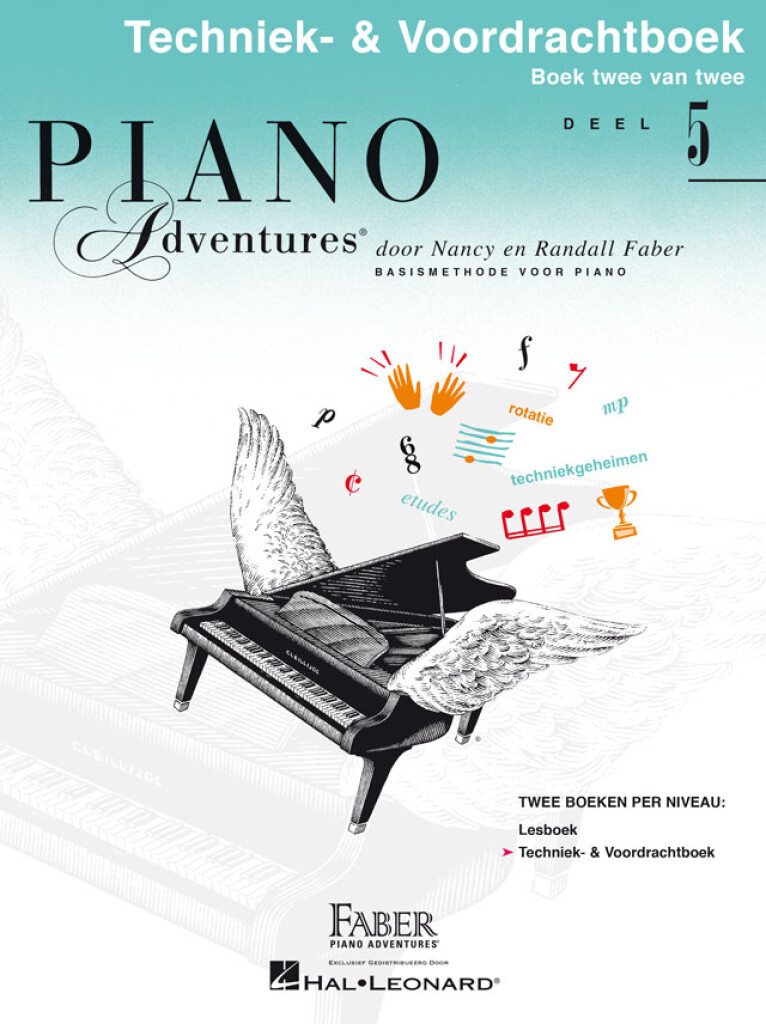 Piano Adventures: Techniek- & Voordrachtboek - Deel 5