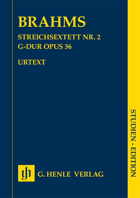 String Sextet No.2 in G, Op.36 (Study score)