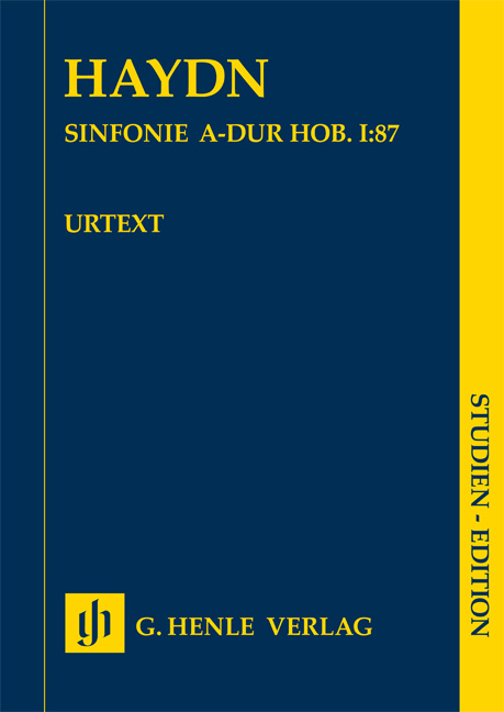 Symphonie in A, Hob.I:87 (Study score)