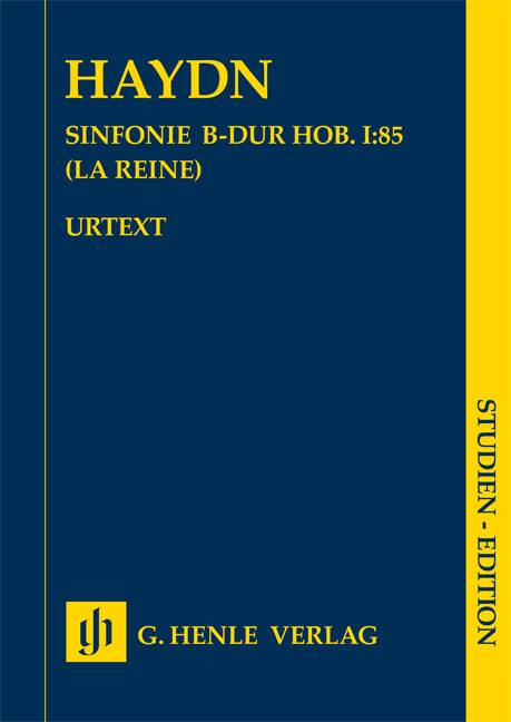 Symphonie B-flat, Hob.I:85 (La reine) (Study score)