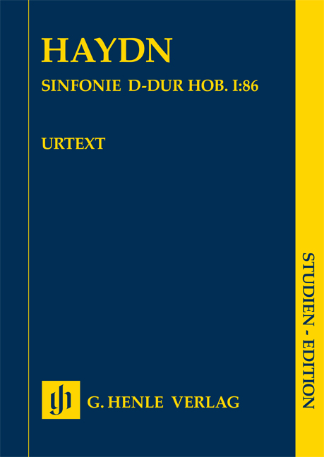 Symphonie D, Hob.I:86 (Study score)