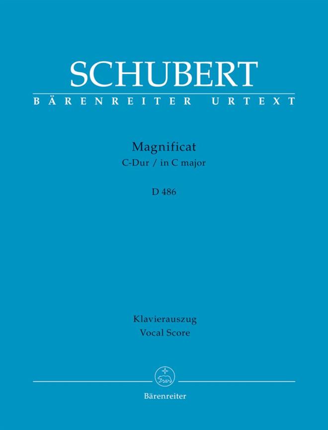 Magnificat C-Dur, D.486 (Vocal score)