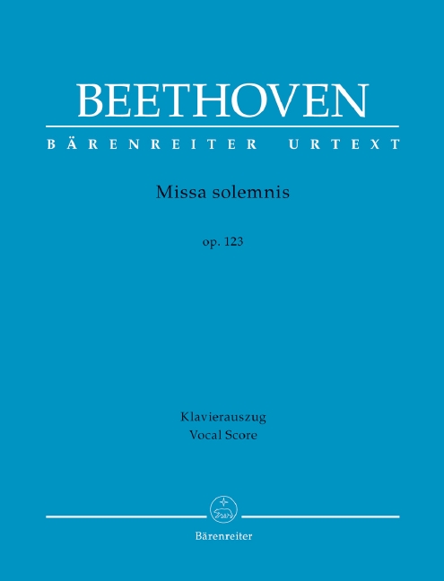 Missa Solemnis, Op.123 (Vocal score)