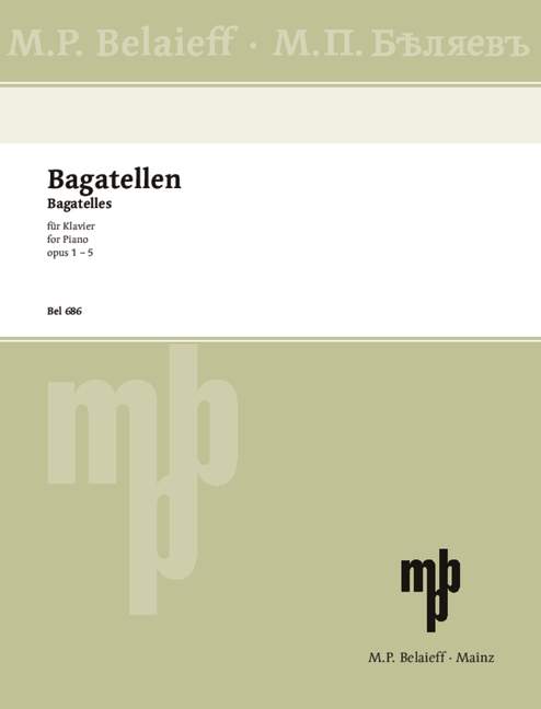 Bagatelles, Op.1 - 5