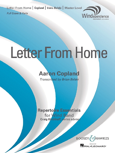 Letter From Home (Score & parts)