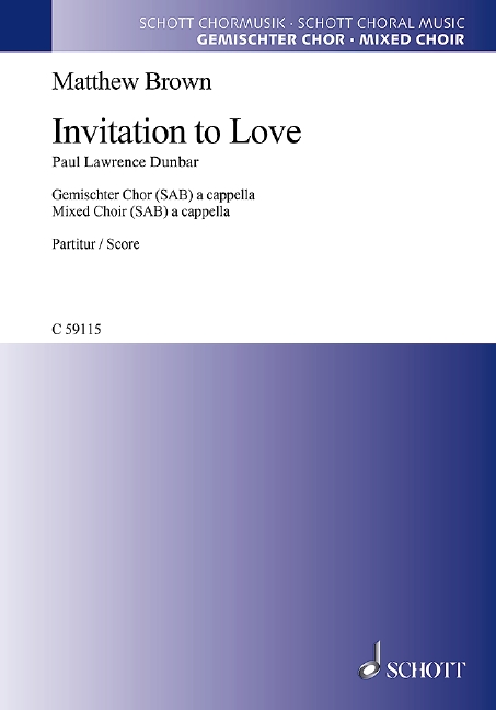 Invitation to Love (Choral score)