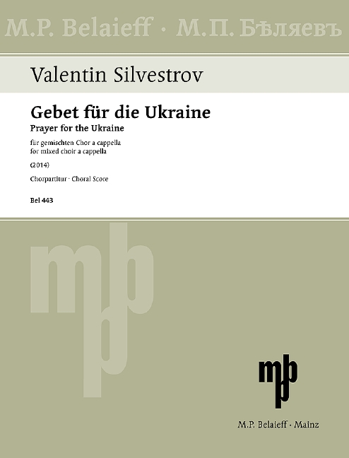 Prayer for the Ukraine (Choral score)