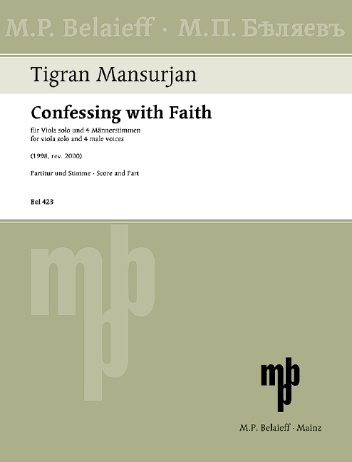 Confessing with Faith (Score and part)