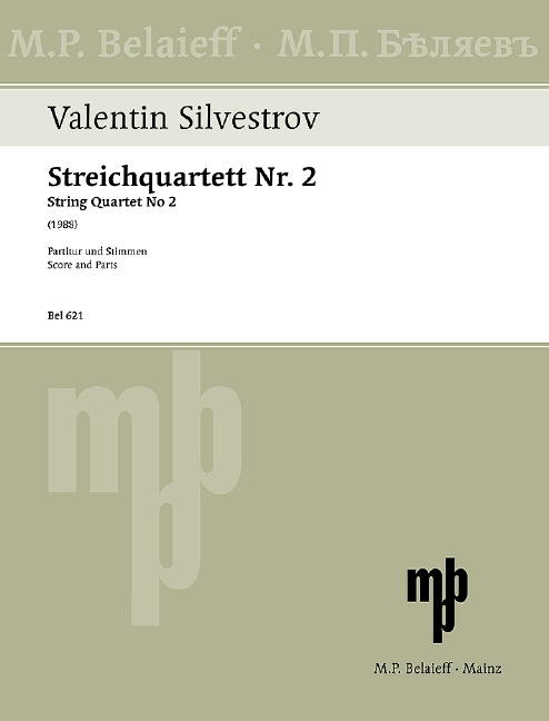 String Quartet No.2 (Score and parts)