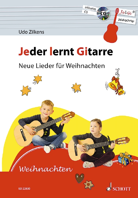 Jeder lernt Gitarre - Neue Lieder für Weihnachten