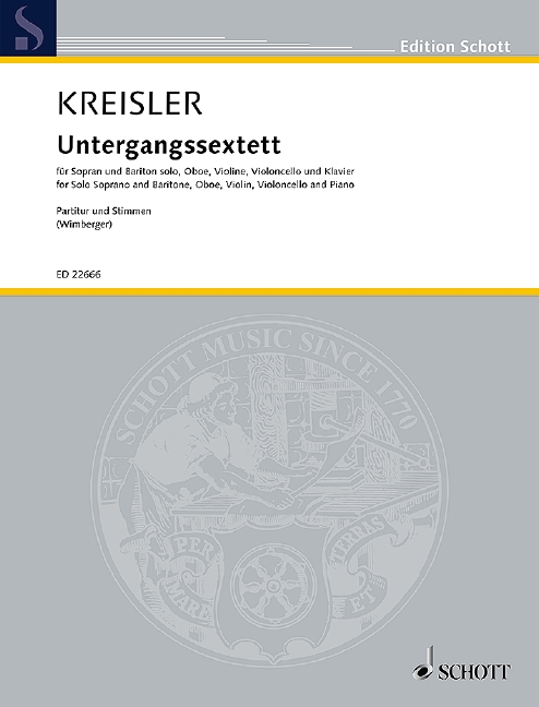 Untergangssextett (Score and parts)