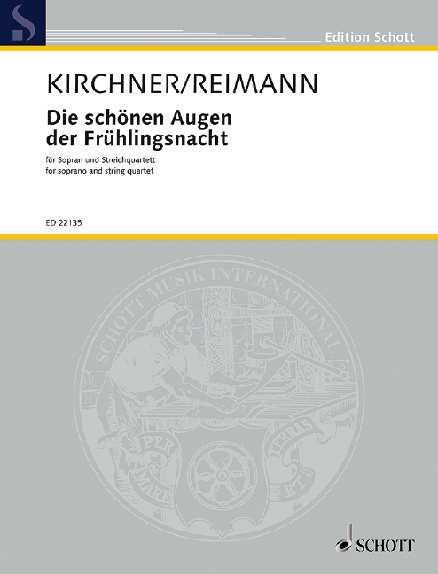 Die schönen Augen der Frühlingsnacht (Score and parts)