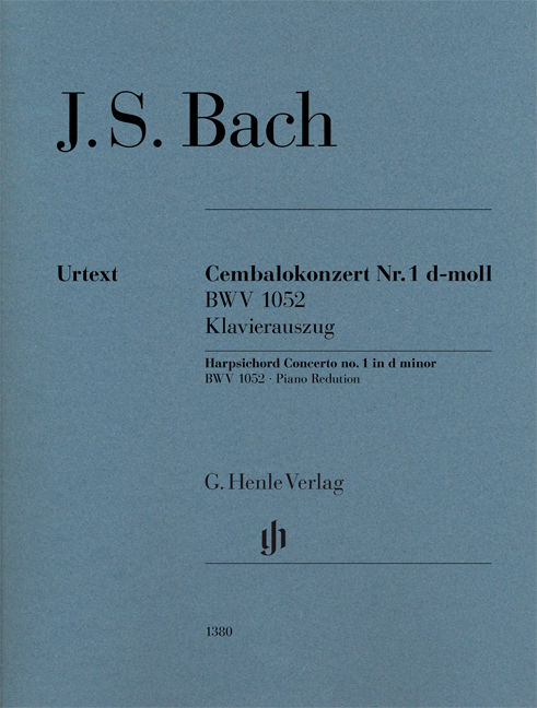 Harpsichord Concerto No.1 in d minor, BWV.1052 (Piano reduction)