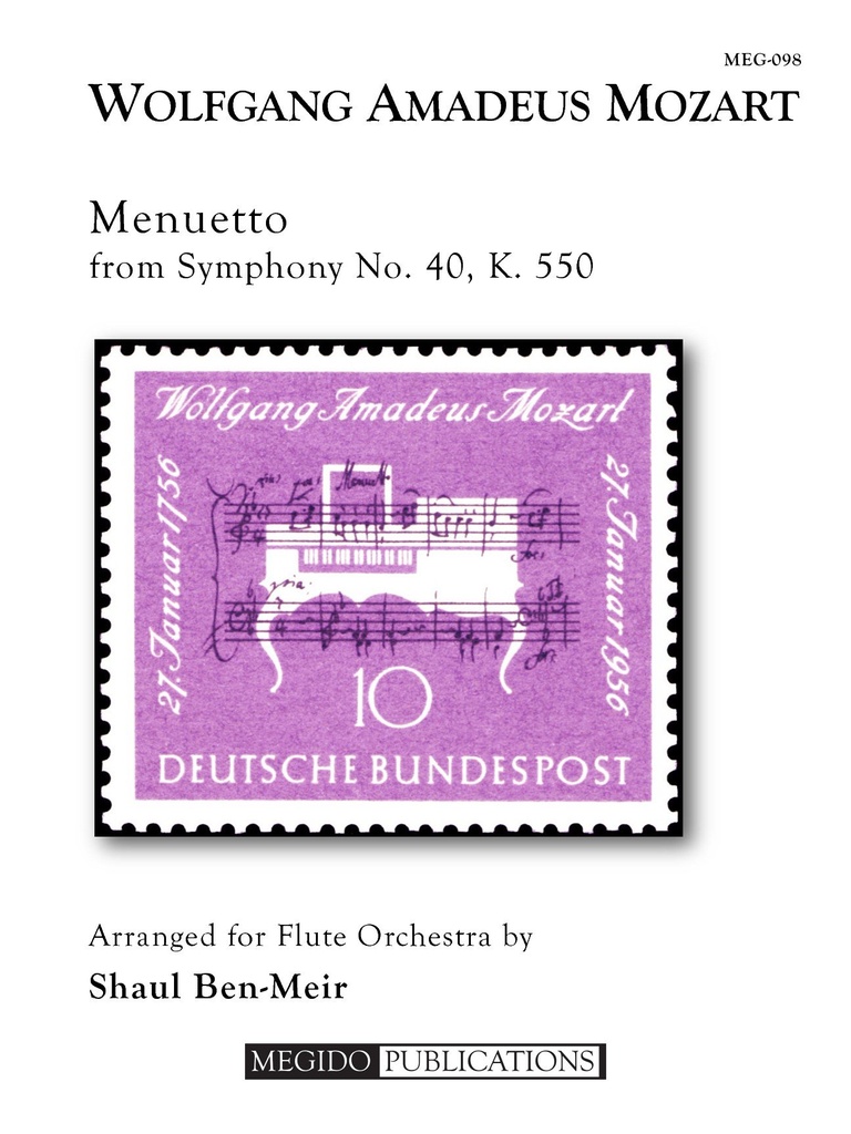 Menuetto from Symphony No.40 (Score & parts)