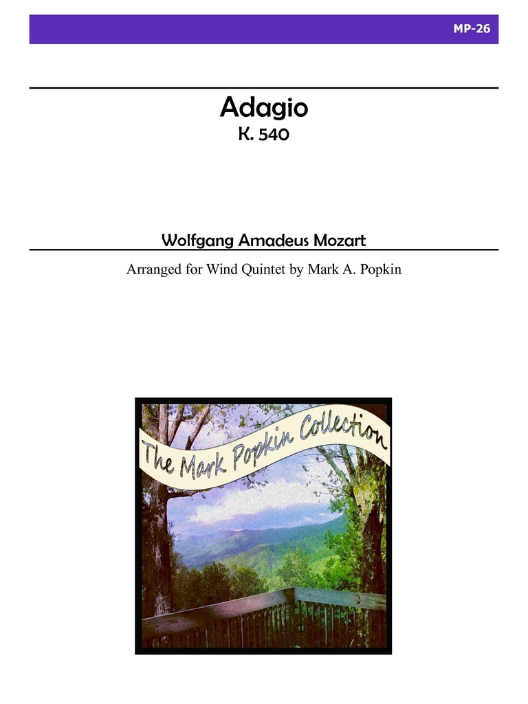 Adagio, K. 540 for Wind Quintet