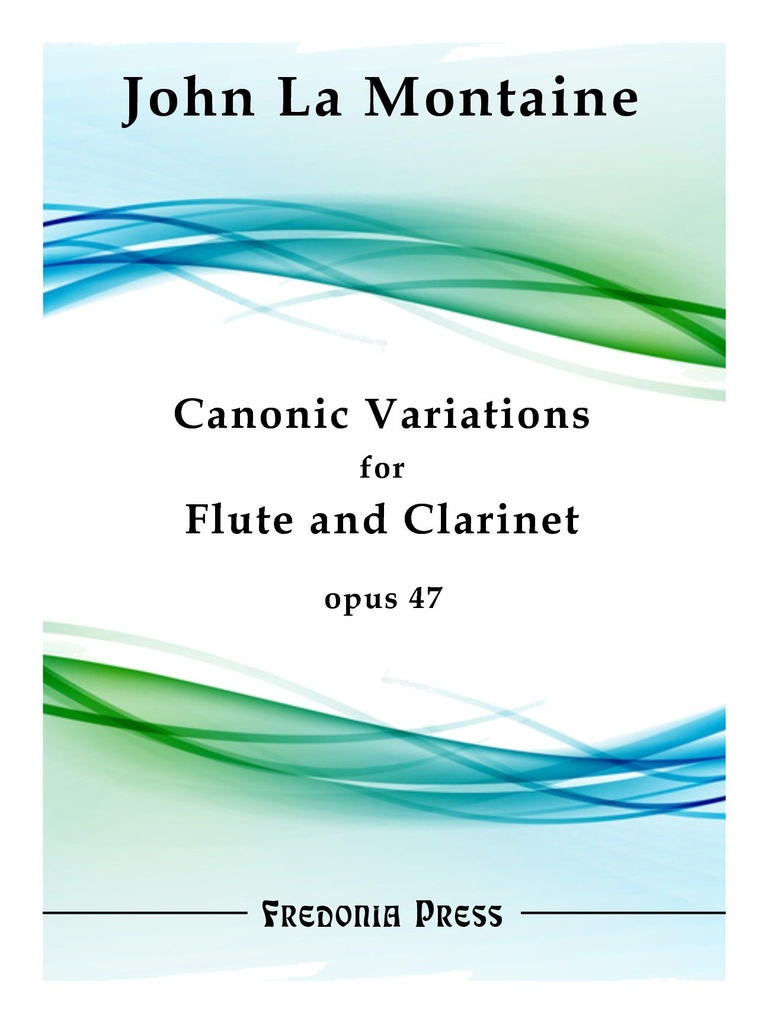 Canonic Variations for Flute and Clarinet, Op.47