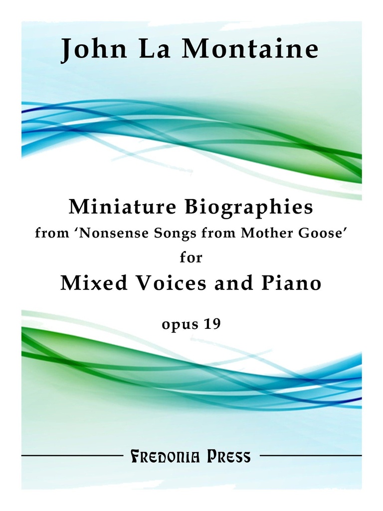 Miniature Biographies from 'Nonsense Songs from Mother Goose', Op.19